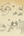 Set of illustrations of animals on a beige background with numbers.