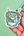 Hand holding a colorful sticker with 'You Are Magic' text against a green background of a fancy cake with butterflies and mushrooms.