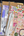 Junk journal kit with stationery items and scrapbooking materials.