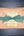 A handmade paper envelope-style package wrapped with a deep green ribbon, featuring a vintage-style label that reads 'A Date with Paint: a spooky, eerie scene' and 'by Penpal Press,' placed on a dark wood background.
